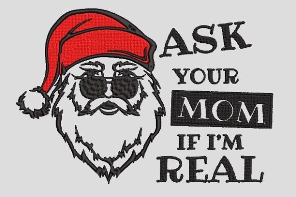 Ask Your Mom About Santa Christmas