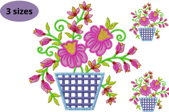 Flower Cage: A Thoughtful Embroidery Design for Real Projects