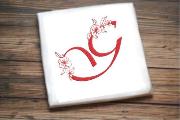 G Floral Monogram Letter