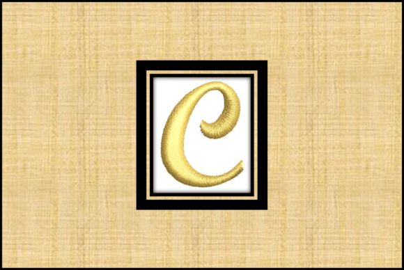 Gold Font-C: A Holiday Monogram That Earns Its Shine