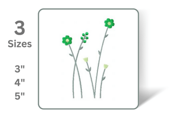 Lovely Wildflowers: A Hand-Embroidered Heart for Every Gift