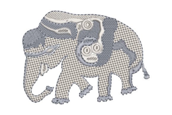 Robot Elephant: A Playful, Heartfelt Embroidery Design for Meaningful Gifts
