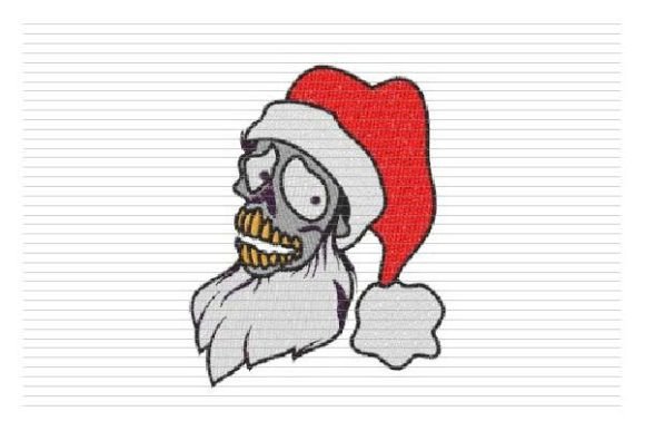 Scary Skull Christmas Hat Santa
